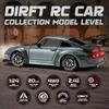 New Four-wheel Drive 1:24 RC Drift Car with LED Light 2.4G Radio 20KM/h High Speed Remote Control Racing Cars Vehicle Model Toy Gift for Boy Girl Kid