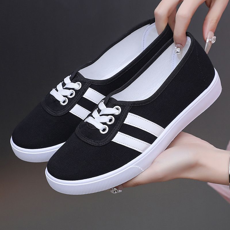 Canvas shoes spring and summer breathable cloth shoes student leisure sports