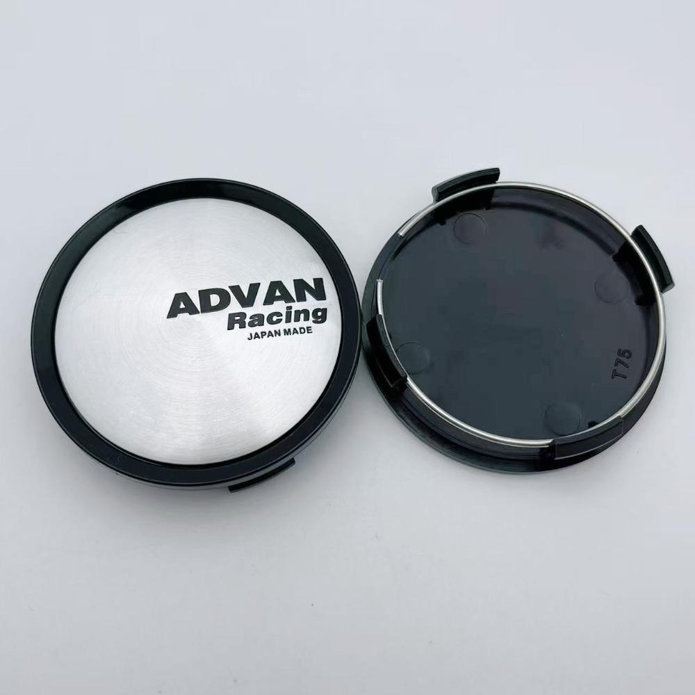 4pcs 74mm Advan Racing Logo Emblem Badge Car Wheel Center Caps Wheel Hub Dust Cover Rim Hubcaps Replace Styling Car Accessories