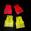 Reflective Multi-color Safety Pendant Vest and Keychain Charm for Night Travel, Ideal for Students' Backpacks.