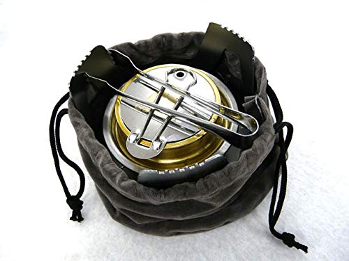 Gaobabu Original Festbrennstoff Kochset (11-teiliges Set inklusive 2 Töpfen und einer Bratpfanne) GSET-13