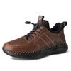 Men Shoes  New Autumn Winter Shoes Keep Warm Sneakers Men Casual Shoes Soft Walking Shoes Genuine Leather Shoes Plus Size 48
