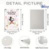 1pc Disney Vintage Mickey Mouse Metal Tin Sign - 20.32x30.48 Cm Retro Celebration Theme Wall Art with Balloons & Confetti, Durab