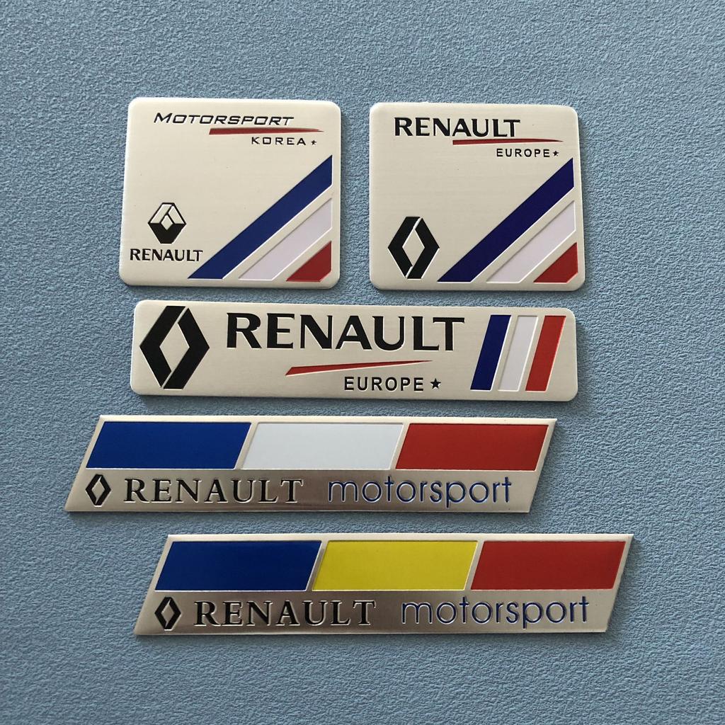 Car Emblem Sticker Accessories For Renault RS GT Clio Megane PARLS PREMIERE Captur Trafic Twingo Scenic 2 Kadjar Zoe Kangoo XX7