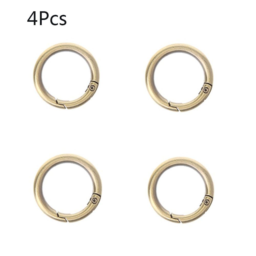 

Connection Round Bag Part Handbag Purse Circle Hook Buckle Keyring Hook Spring Snap бронзовий
