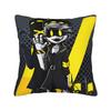 Murder Drones  Square Pillow Cases Uzi Doorman Cushion Covers Fashion Zippered Decor Pillowcover for Sofa 40x40cm