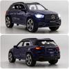 Carro de brinquedo benz amg gle 63s suv, escala 1/32, modelo de carro retrátil fundido em liga com veículos de brinquedo leves e sonoros para crianças e meninos