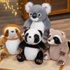 Weiche und kuschelige Panda-, Koala-, Waschbär- und Faultier-Plüschtiere für Mädchen Perfektes Geschenk!