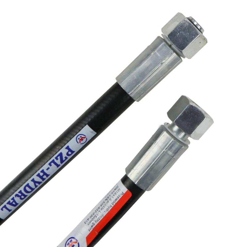 Hydraulic Hose Thread M18x1.5 Straight -1500mm DN10-1SN 336-632-030-413 Loader ND5-032(AA-10-1500, P11P11) 18MPa PZL HYDRAL