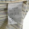 FRED PERRY Striped Pattern Long sleeve Zip hoodie L Gream Yellow Men's Used