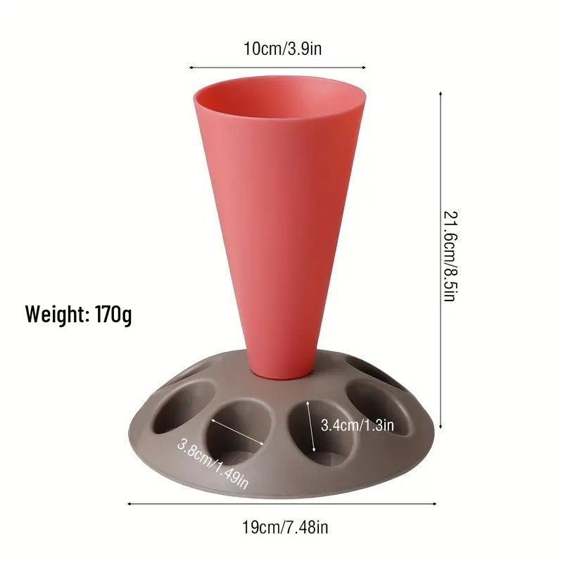 Ready Stock Piping Bag Stand for Kitchen Baking - Nozzle Holder & Cream Display Rack