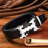 Dragon Year Dragon-Shape Automatic Buckle Men's Belt Leisure Business Bamboo Pattern Crocodile Pattern Automatic Belt