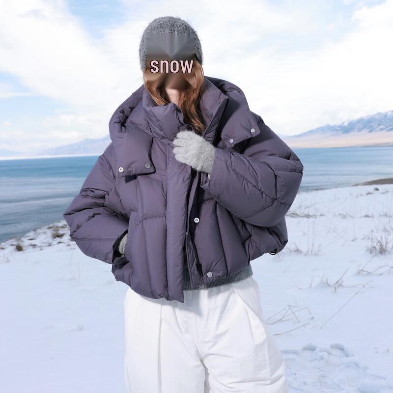 

Sancai 2025 Зимняя женская водонепроницаемая куртка с 90% утиного пуха XL (170/92A)