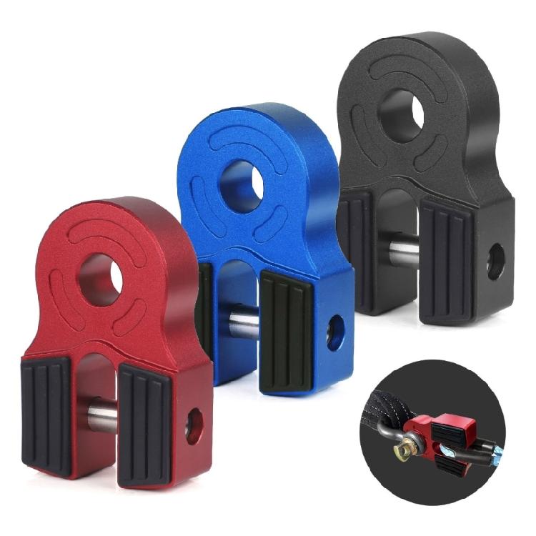 Rapid Connect Aluminum Winch Hook Secure Trailer Linkage Winch Shackle Mount for Off Road Towing Applications