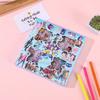 Průhledné Samolepky Dárková Krabička 100 Listů Roztomilé Kreslené Anime Samolepky DIY Scrapbooking Samolepky Vysoce Kvalitní Papír z Číny