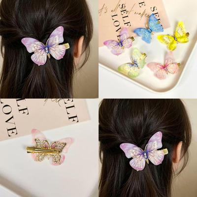 Fairy Butterfly Hair Clips for Kids - Cute, Lively Ancient Style Accessories
