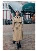Women's Mid-Length Trench Coat: 2023 Korean High-End Casual Loose British Style Autumn Outerwear