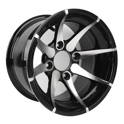 Cerchio per Ruota ATV da 12 Pollici Alta Resistenza Aspetto Sportivo Cerchio in Lega di Alluminio 235 30 12 per Go-Kart Carrelli da Golf