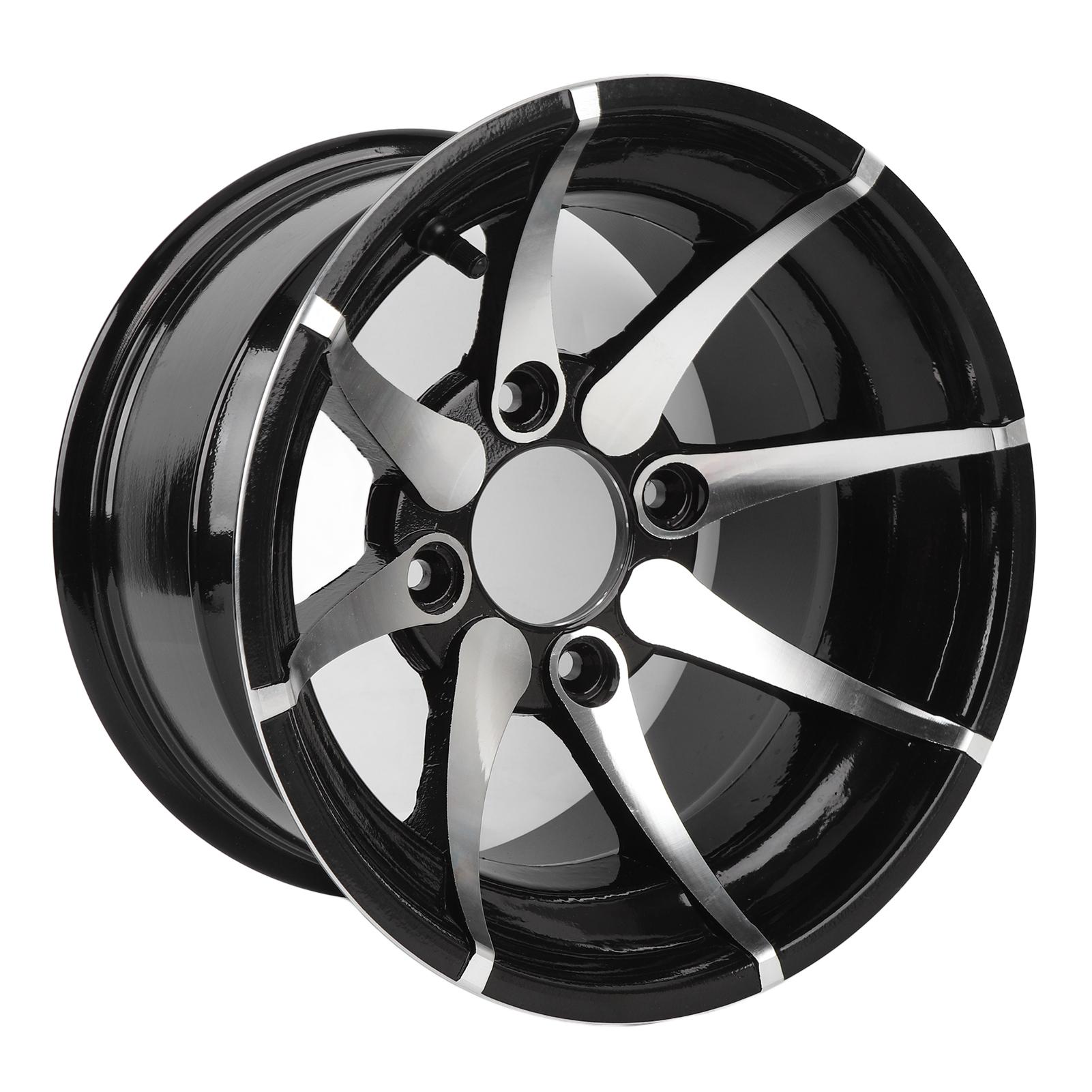 Goolrc Unisex 12 Inch Atv Wheel Rim High Strength Sporty Look 235 30 12 Aluminum Alloy Rim For Go Karts Golf Carts