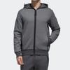 Adidas Double Knit Hoodie Jacket Men Tops Grey DW4594