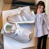 Girls' princess sneakers2026Spring and summer mesh lace running shoes and casual shoes for little girls and older children