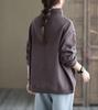 Celetree High Long Plus Solid Warm for and Winter Women's Sweatshirt, Neck, Fleece-Lined, Sleeves, Sizes, Color, Spring, Autumn, (JP, Alphabet, XL,