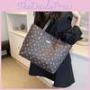 Floral Simple Pattern Large Capacity Women Casual Shoulder Tote Bag Daily For