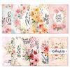 Day Theme Mother Flower Pattern Postcard Party Invitation Card For Prop Party