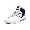 Stash X Anta Cushioning Slip Resistant And Abrasion Resistant Coverage High Top Basketball Shoes Men's White Blue Sneakers 91931110-8