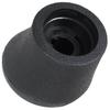 Renault Clio II 01-08 Gear Shift Knob SILVER, Black Pattern
