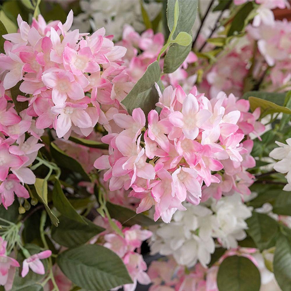 Elegant Silk Lilac Flower Branch Real Touch Fake Flower  Outdoor Garden Decor