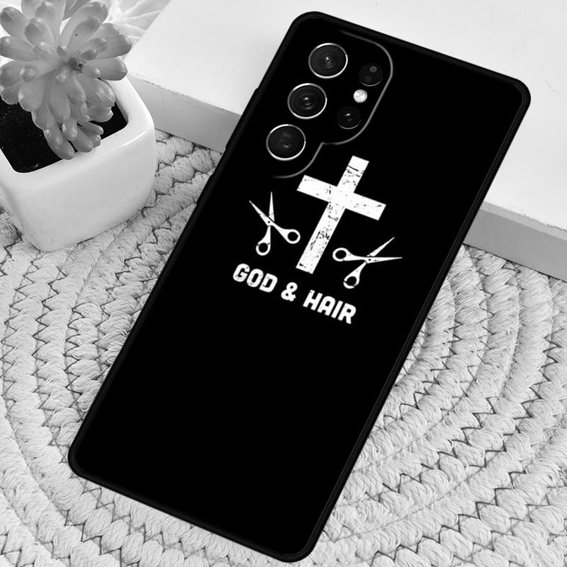 Hair Stylist Hairdresser Silicone Phone Case For Samsung Galaxy Note 10 Pro S26 S25 S24 S23 S22 S21 Plus S25Ultra Capa Cover
