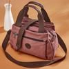 Canvas Bag Women's Versatile Casual Messenger Bag Multifunctional Single Shoulder Bag Large Capacity Handbag