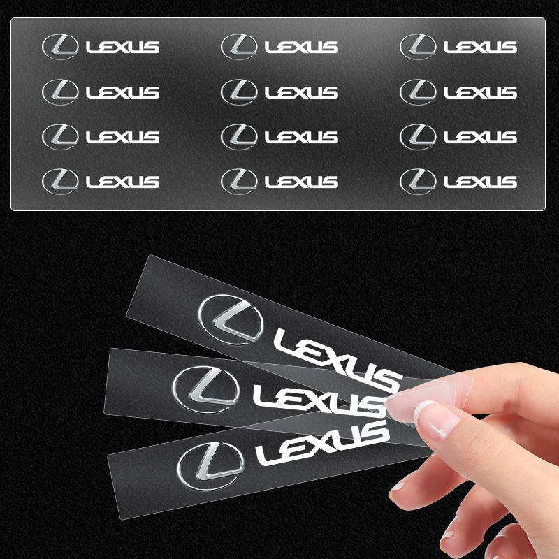 1/2/5/10pcs Car Stickers Car-Styling Logo Interior Decorative Accessories For Lexus EX300H RX450H IS300H ES300H NX RX GS Al20