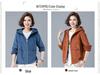Women's Corduroy Baseball Jacket: Korean Style, Loose Fit, Hooded, Large Size, Ideal for Autumn and Winter.