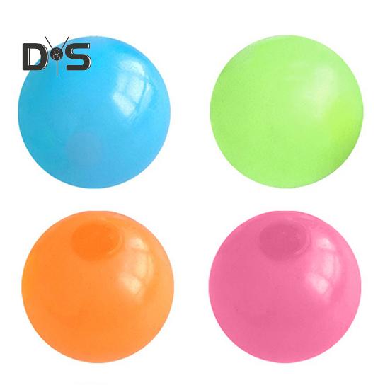 

4/8/12/24 шт. светящийся липкий шарик, светящийся в темноте, настенный, потолочный, липкий шарик TPR, мяч для снятия тревоги, стресса, игрушка-непоседа для детей, подростков, взрослых, чулок 4pcs