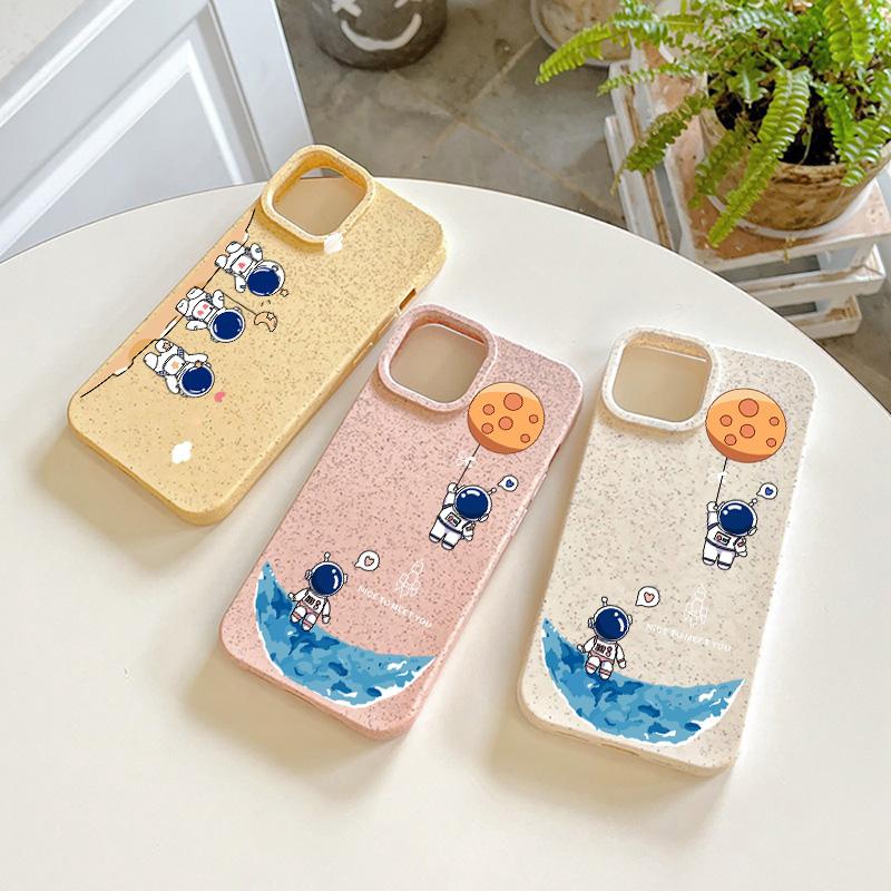 Mobile Phone Cases for iPhone 11 13 XR 15 Pro Max 12 14 Pro Max Case iPhone 16 7 Plus 8 Plus XS Max Degradable and Environmentally Friendly Anti-fall