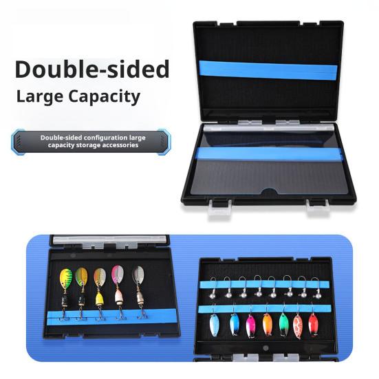 Fishing Tackle Box Portable Bait Vault Camouflage Tackle Box Plastic Double Side Capacity Tackle Trays Fishing Box for Fish