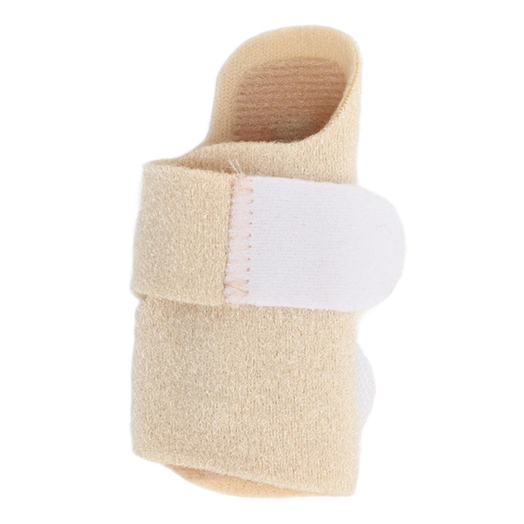 Finger Brace Sleeve Built in Aluminum Strip Adjustable Finger Protection Thumb Splint Brace with Hook and Loop M