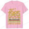 Fashion Birthday Gift for Men T-shirt Vintage Made in 1985 40th Birthday 40 Years Old Tops Summer Streetwear Short Sleeve Tees