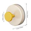 4 PCS Vacuum Suction Cup Hook Punch-free Door Hooks Waterproof Wall Hanger  Toilet