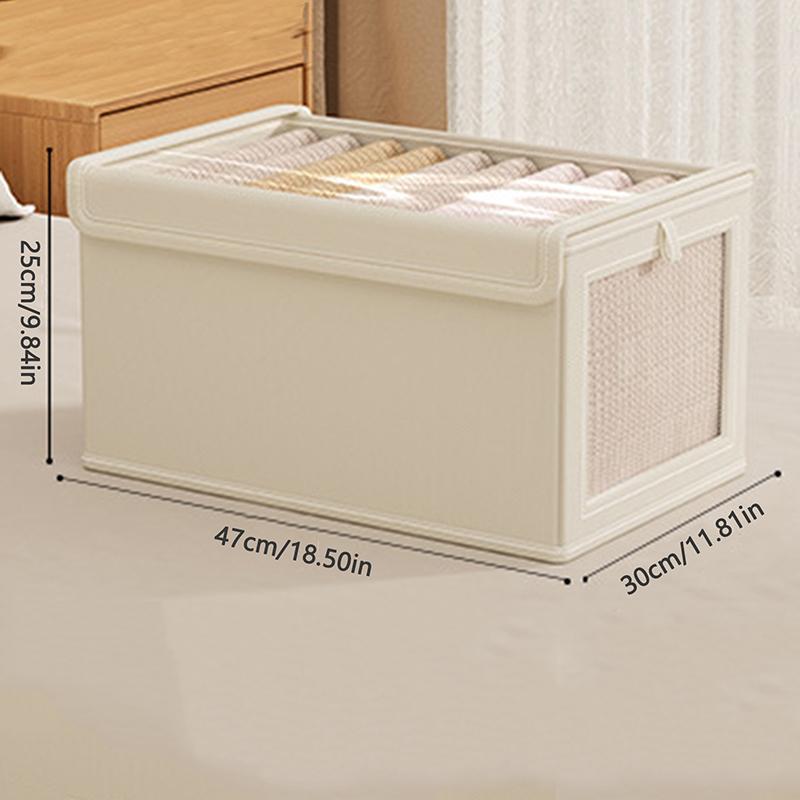 Складной ящик для хранения одежды с крышкой, влагозащитный и пылезащитный ящик для хранения