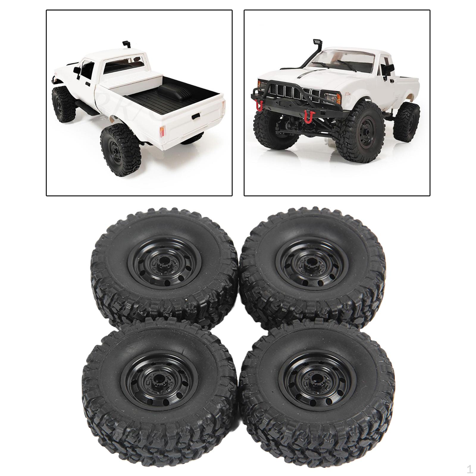 

Wheel Tires RC Car Replace Part for WPL B14 B24 C14 MN 99S 86 D90 91 96 99 1/12 Model