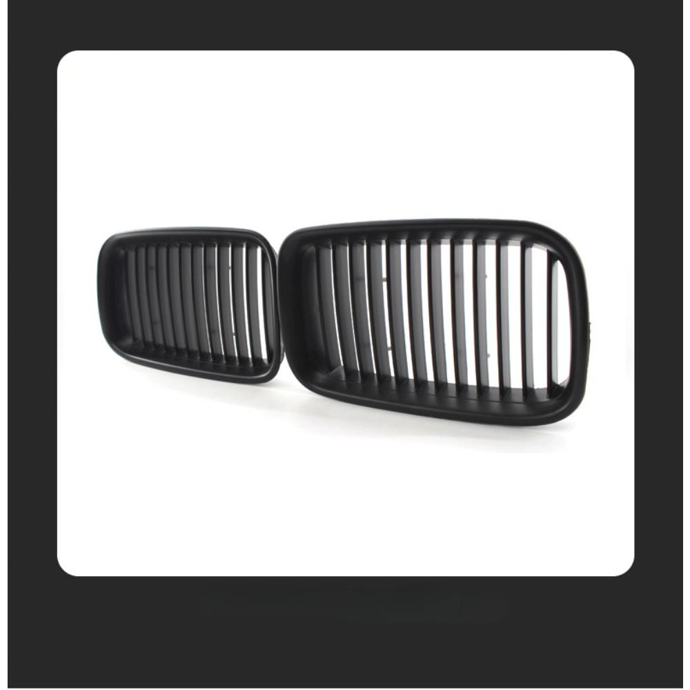1 Pair Front Hood Bumper Kidney Grilles Grill Chrome for BMW 3-Series E36 Sedan Coupe Touring 1990-1996 51138122237 51138122238