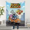 S-SuperS-ES D-DuperS Bunny L-League Blanket Soft Warm Furry Throw Super Kids Toys Bed Sofa Car Cradle