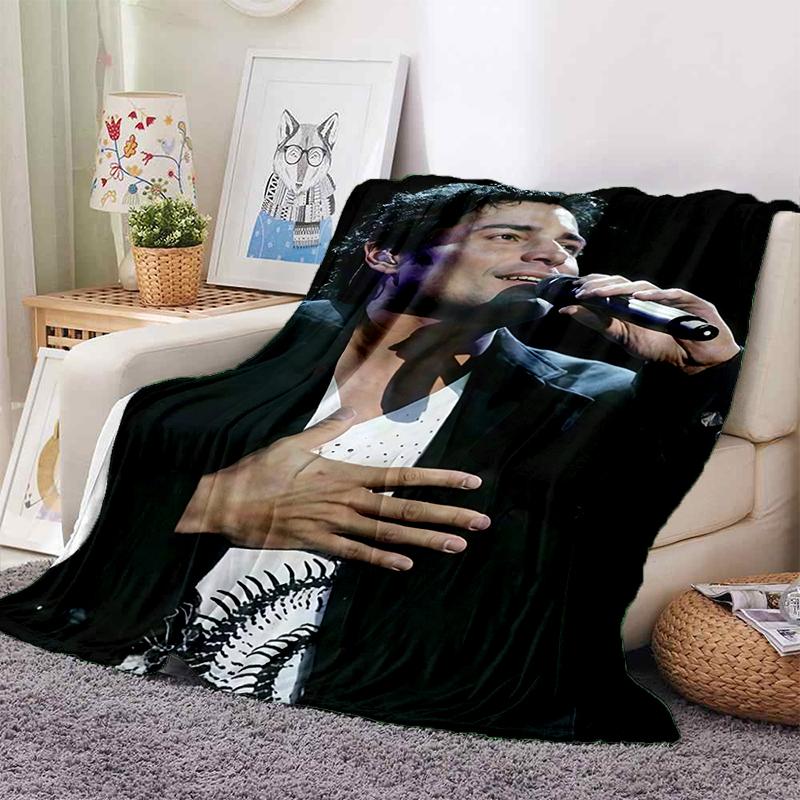 3D Print Chayanne Puerto Rican Latin Pop Gift Blanket,Soft Throw Blanket for Home Bedroom Bed Sofa Travel Picnic Cover Kids
