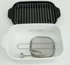 Fuji enamel square deep fryer wide fryer drainboard (with net, thermometer, net) TP-22KN.W