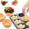 1pcs Tart Shells MoldPastry Dough Tamper Kit Kitchen Flower Round Cookie Cutter Set Cupcake Muffin Cake Mold Baking Tools Fairie