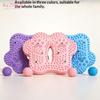 Anti-slip Acupressure Foot Massager Pad Inflatable Foot Massager Strong Suction Cups Foldable Portable Drainage Holes