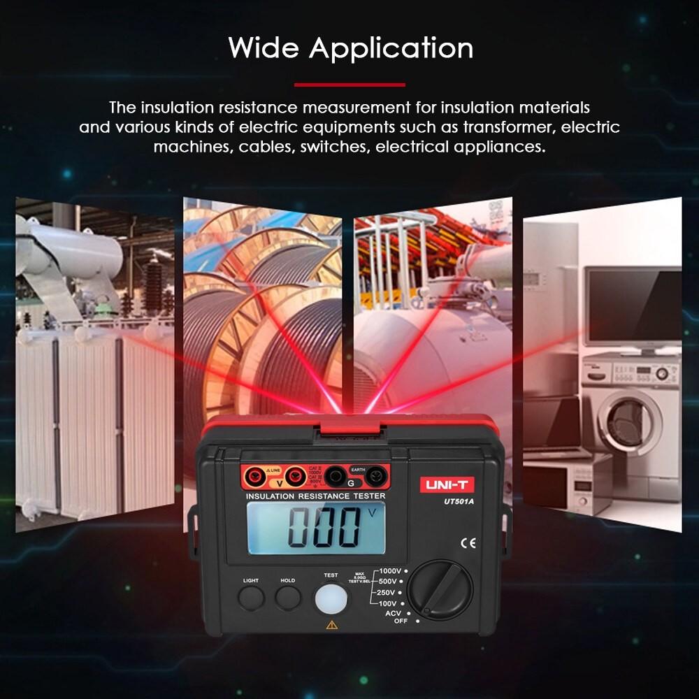 Portable Digital Insulation Resistance Tester High Precision Insulation Resistance Meter Electrical Equipment Measuring Tool